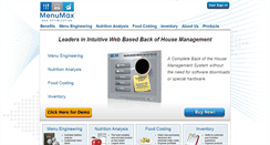 Desktop Screenshot of menumax.com